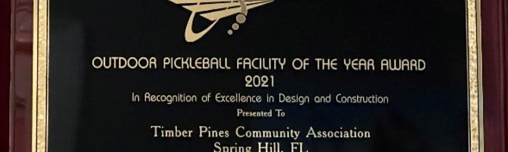 2021 Outdoor Pickleball Facility of the Year Award